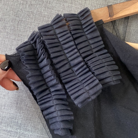 Rick Owens Sold Out Tull Blouse Sheer with Ruffles - IT 40 / Small / 4 - Picture 5 of 15